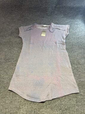 Hippie Rose Lavender Tie-Dye Short Sleeve Dress